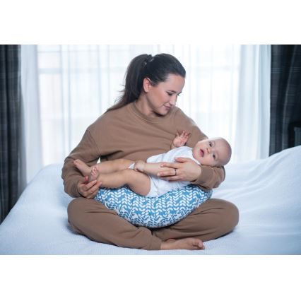 MOTHERHOOD - Cojín de lactancia CLASSICS azul