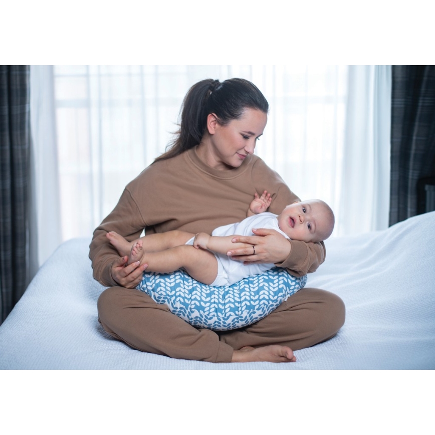 MOTHERHOOD - Cojín de lactancia CLASSICS azul