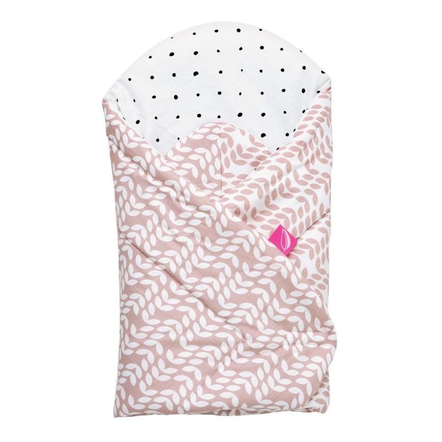 MOTHERHOOD - Manta envolvente con refuerzo de coco CLASSICS 75x75 cm rosa