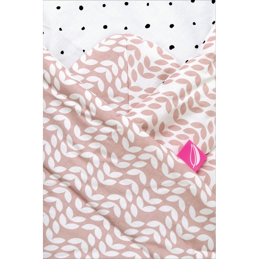 MOTHERHOOD - Manta envolvente con refuerzo de coco CLASSICS 75x75 cm rosa