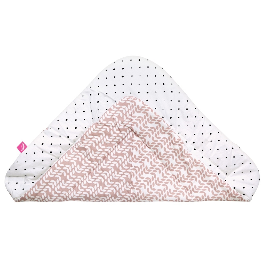 MOTHERHOOD - Manta envolvente con refuerzo de coco CLASSICS 75x75 cm rosa