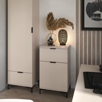 Mueble con cajón LORA beige