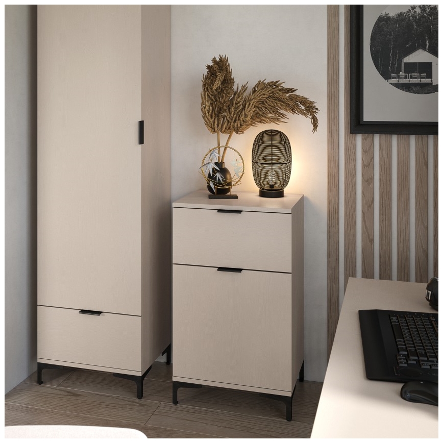 Mueble con cajón LORA beige