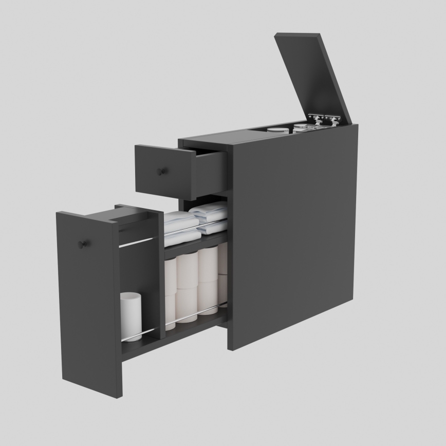 Mueble de baño CALENCIA 55x60 cm antracita