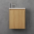 Mueble de baño COMO con lavabo, 40 cm, roble