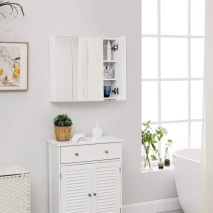 Mueble de baño con espejo SKY blanco