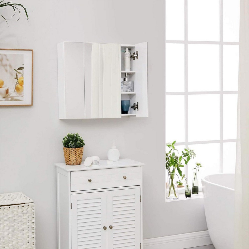 Mueble de baño con espejo SKY blanco