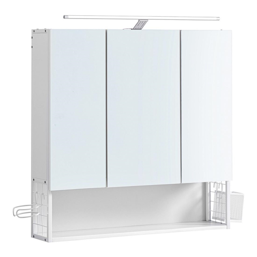 Mueble de baño con espejo SKY blanco