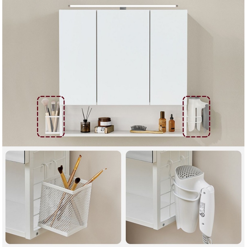 Mueble de baño con espejo SKY blanco