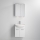 Mueble de baño con lavabo ASTRID + armario con espejo LED 4xLED/4,3W/230V IP44 blanco