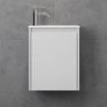 Mueble de baño con lavabo COMO 40 cm blanco mate