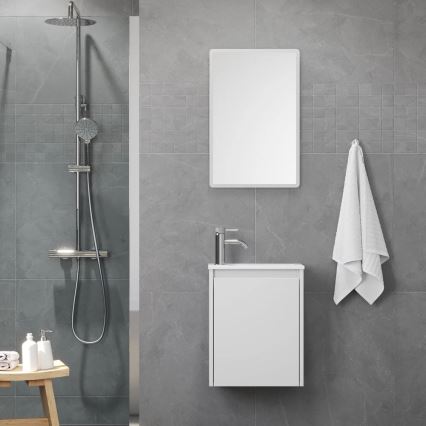 Mueble de baño con lavabo COMO 40 cm blanco mate