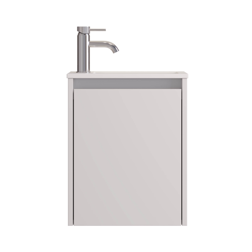 Mueble de baño con lavabo COMO 40 cm blanco mate