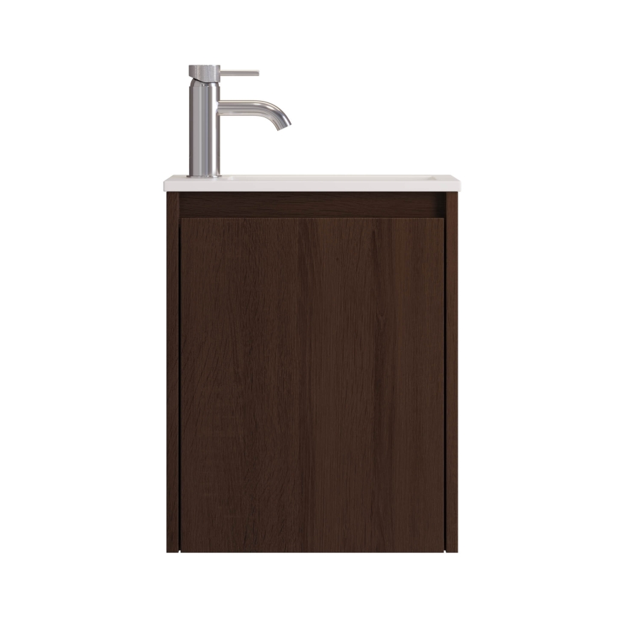 Mueble de baño con lavabo COMO 40 cm en nogal