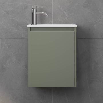 Mueble de baño con lavabo COMO 40 cm, verde