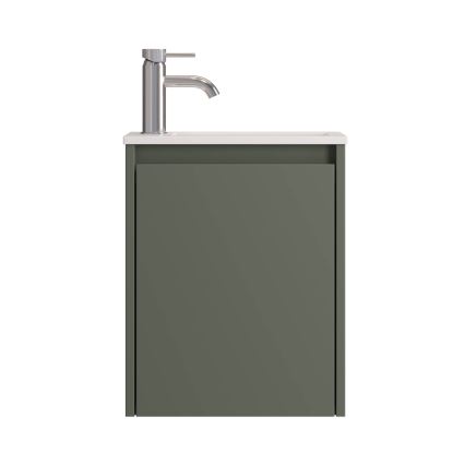 Mueble de baño con lavabo COMO 40 cm, verde