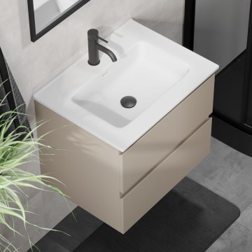 Mueble de baño con lavabo CONOR 61 cm Marakesh/blanco
