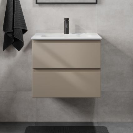 Mueble de baño con lavabo CONOR 61 cm Marakesh/blanco