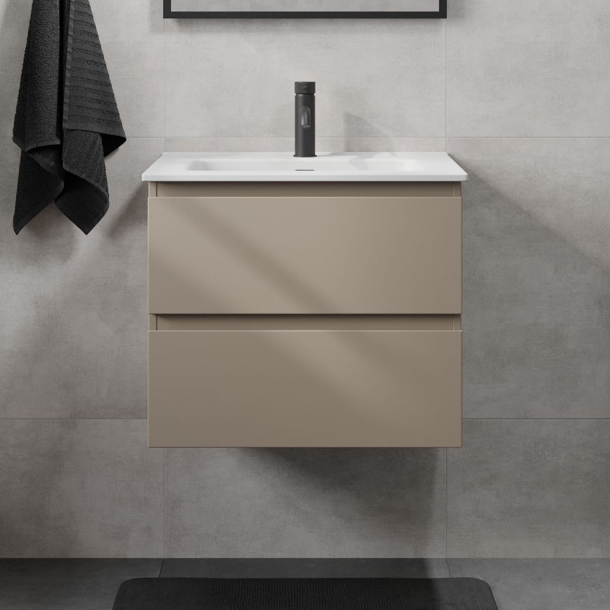 Mueble de baño con lavabo CONOR 61 cm Marakesh/blanco
