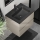 Mueble de baño con lavabo CONOR 61 cm Marakesh/negro