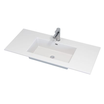 Mueble de baño con lavabo HELSINKI 100 cm blanco