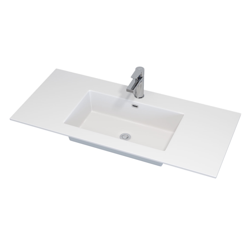 Mueble de baño con lavabo HELSINKI 100 cm blanco