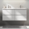 Mueble de baño con lavabo HELSINKI 120 cm, blanco