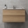 Mueble de baño con lavabo HENRY 91 cm en roble