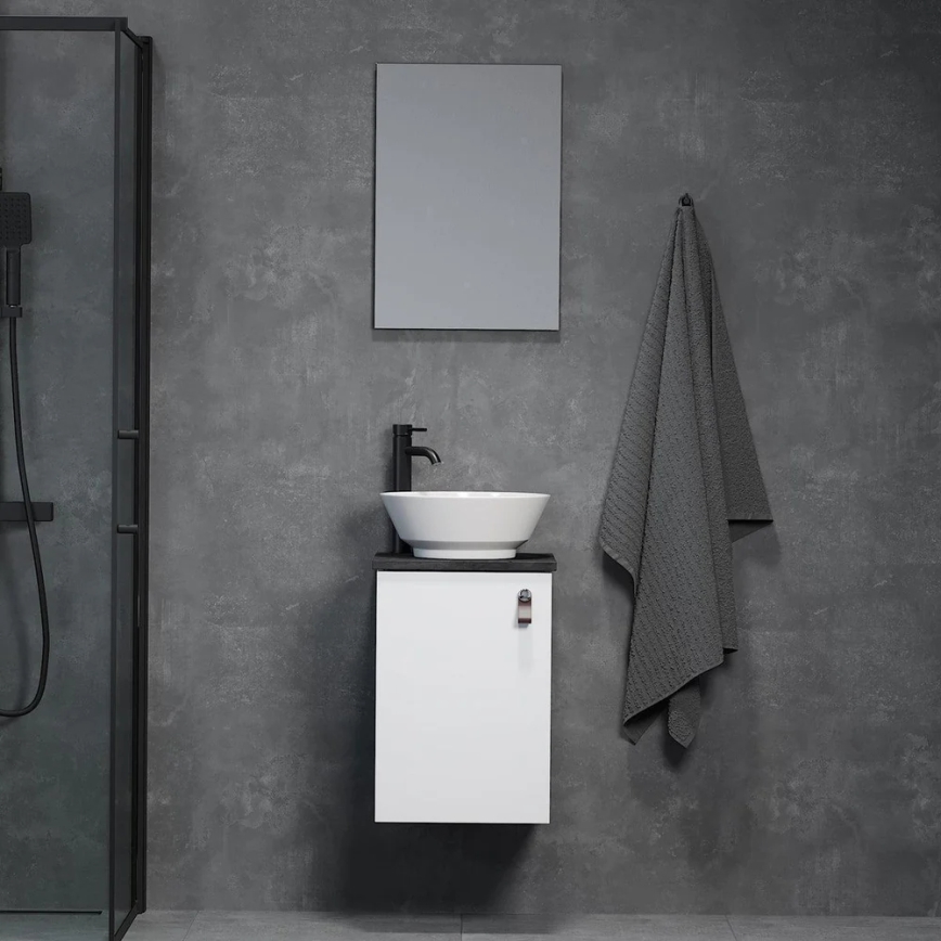 Mueble de baño con lavabo SOREN blanco