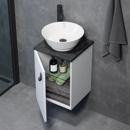 Mueble de baño con lavabo SOREN blanco