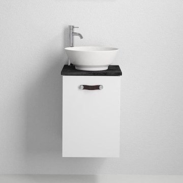 Mueble de baño con lavabo TAARNHOLM blanco