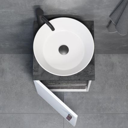 Mueble de baño con lavabo TAARNHOLM blanco