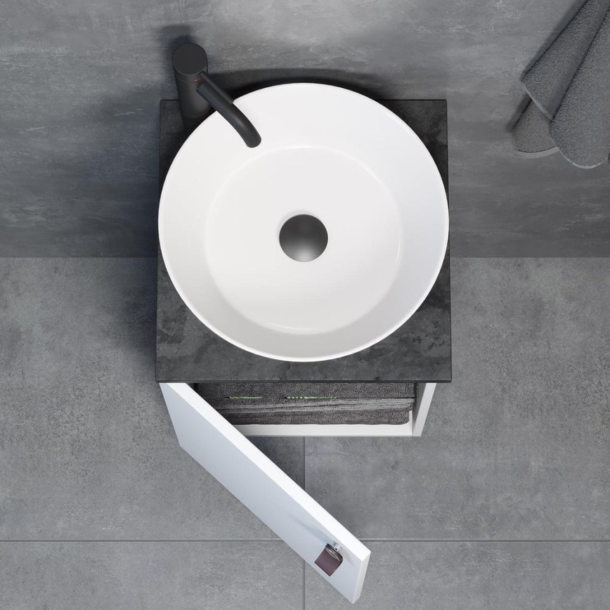 Mueble de baño con lavabo TAARNHOLM blanco