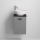 Mueble de baño con lavabo TAARNHOLM, gris