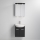 Mueble de baño con lavabo Vang + armario-espejo LED 230V IP44 negro