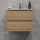 Mueble de baño con un lavabo CONOR 61 cm roble
