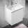 Mueble de baño con un lavabo MARCO 51 cm blanco