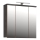Mueble de baño de pared con espejo VENOM antracita/marrón