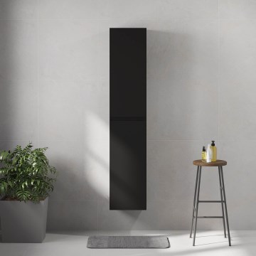 Mueble de baño HELSINKI de 174 cm, negro