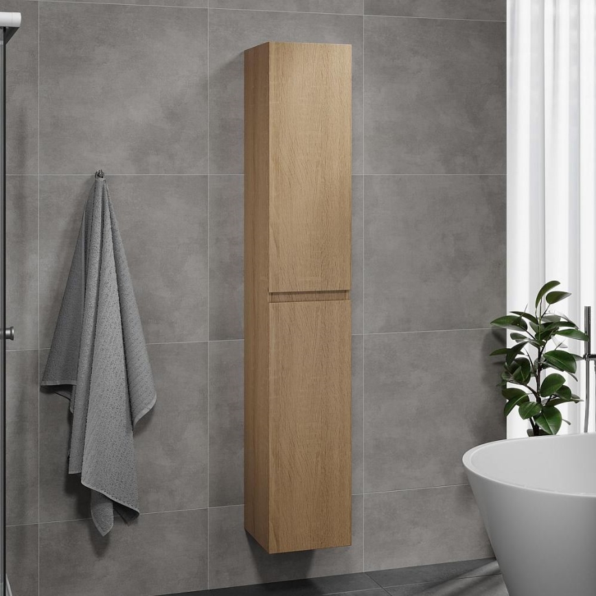 Mueble de baño KENWOOD 186 cm roble