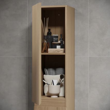 Mueble de baño KENWOOD 186 cm roble