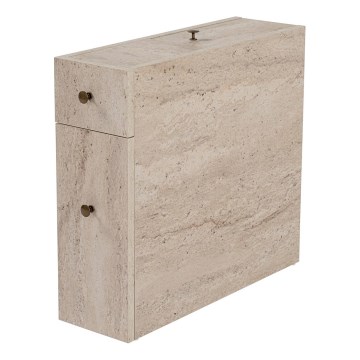 Mueble de baño MELODY, acabado en mármol beige