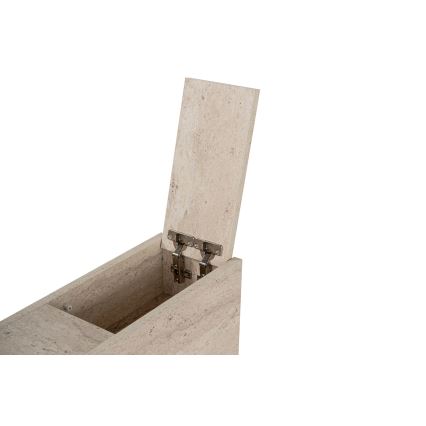 Mueble de baño MELODY, acabado en mármol beige