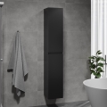 Mueble de baño OLIVER 186 cm mate negro
