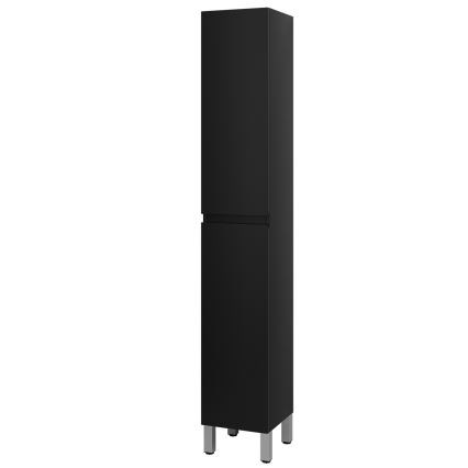 Mueble de baño OLIVER 186 cm mate negro
