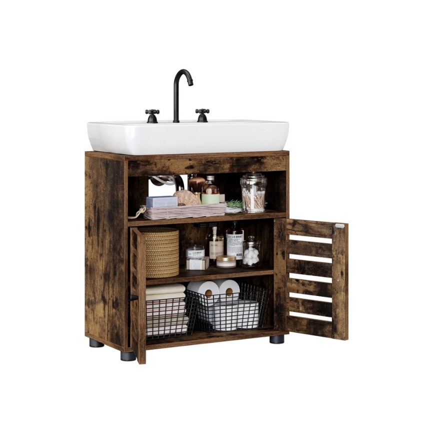 Mueble de baño RENE marrón