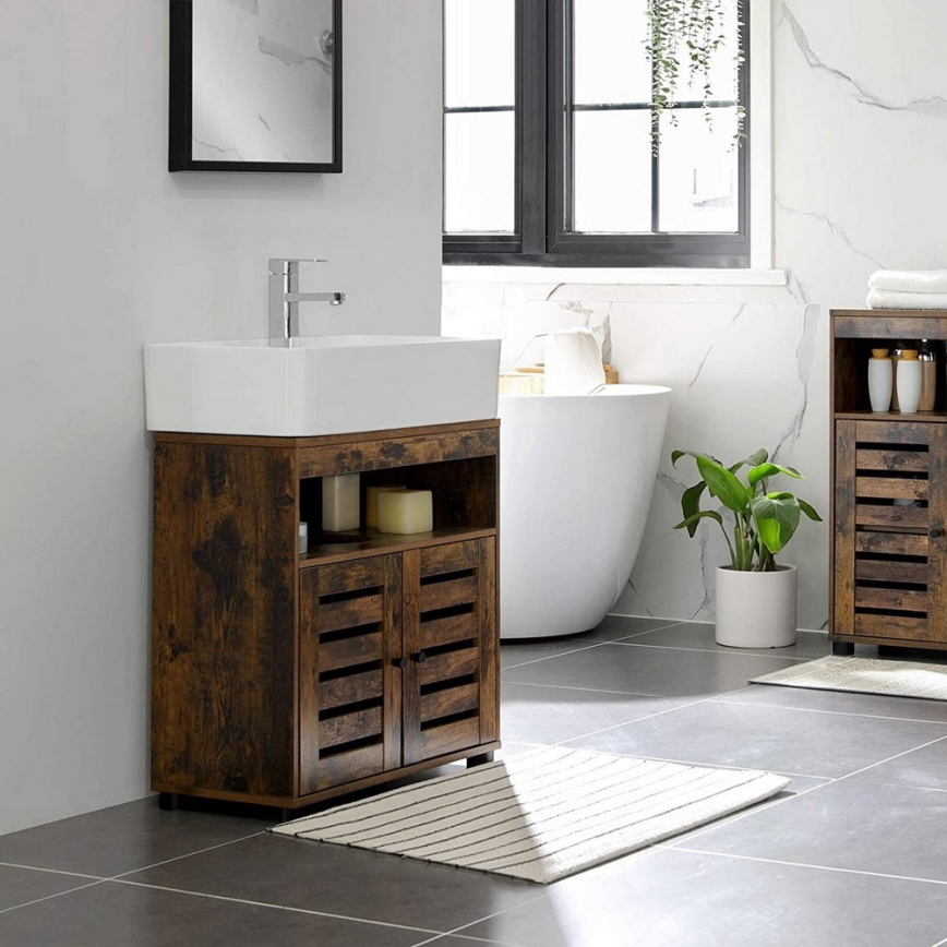 Mueble de baño RENE marrón