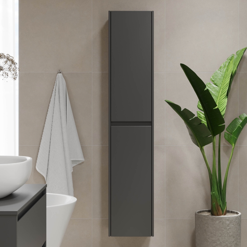 Mueble de baño TRONDHEIM 174 cm antracita