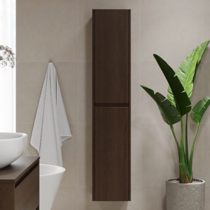 Mueble de baño TRONDHEIM 174 cm en nogal