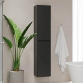 Mueble de baño TRONDHEIM 174 cm negro